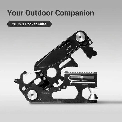 28-in-1 Multi-function Pocket Knife